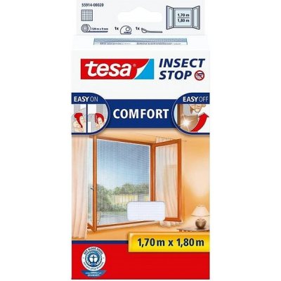 TESA 55914 Síť proti hmyzu 170x180 cm COMFORT, bílá – Zboží Mobilmania