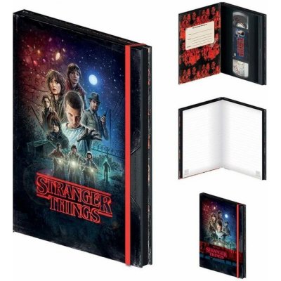 Pyramid International Stranger Things zápisník Premium A5 VHS – Zbozi.Blesk.cz