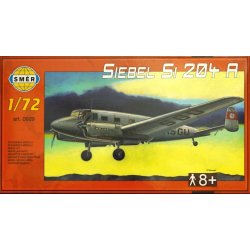 Směr Model Siebel Si 204 A 29 5x18cm 1:72