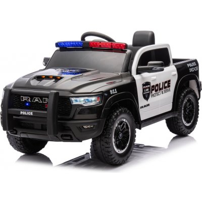 mamido Dětské elektrické autíčko Dodge Ram policejní – Zboží Mobilmania