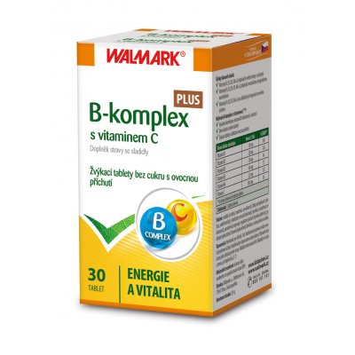 Walmark B-komplex + Vitamin C 30 tablet