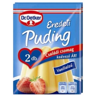 Dr.Oetker Bezlepkový pudink s vanilkovou příchutí 2 x 40 g – Sleviste.cz