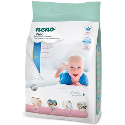 NENO Podložky přebalovací jednorázové 60x90 cm 10 ks – Zboží Dáma