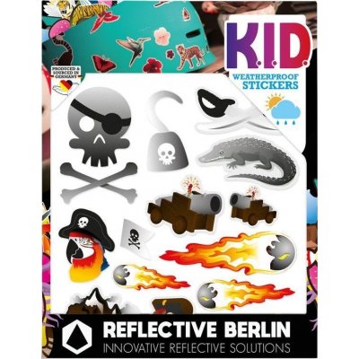 Reflective Berlin Reflexní nálepky Reflective K.I.D. Pirates – Zboží Mobilmania