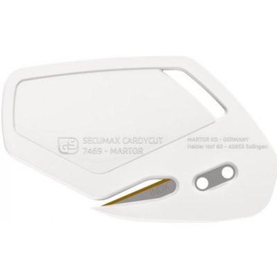 Martor 746922.16 Secumax Cardycut, nůž na fólie, tl. 2 mm, TiN nerezový, bílý – Zboží Mobilmania