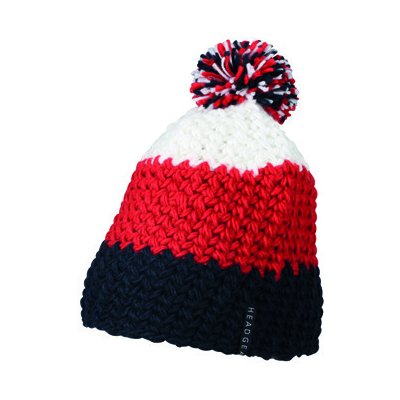 CROECHETED CAP WITH POMPON MB7940 s kulich em námořní modrá/červená/bílá – Hledejceny.cz
