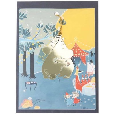 Pluto Design Pohlednice Moomin Hug, multi barva, kov, papír – Zboží Mobilmania