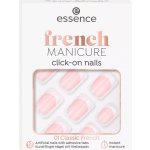 Essence French Click & Go umělé nehty 01 Classic French 12 ks – Zboží Dáma