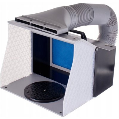 Stříkací box se 2 ventilátory odsávání, LED osvětlením a rotačním stojanem – Zboží Dáma