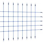 vidaXL Síť na šplhání 200 x 150 cm modrá – Zboží Mobilmania