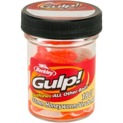 Berkley Gulp Honey Worm 3,3 cm Orange 18 ks – Zboží Mobilmania