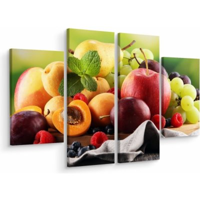 MyBestHome BOX Vícedílné plátno Čerstvé Letní Ovoce Varianta: 150x200