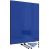 Tabule Glasdekor Magnetická skleněná tabule 120 x 90 cm modrá