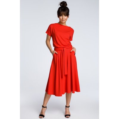 BeWear šaty b067 red – Zboží Mobilmania