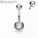 Šperky4U piercing do pupíku banánek malý vnitřní závit titan TIT1009-161146 – Zboží Mobilmania