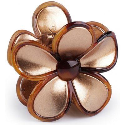 Skřipec do vlasů květ Varianta: 2 zlatá perleť, Balení: 1 ks – Zboží Dáma