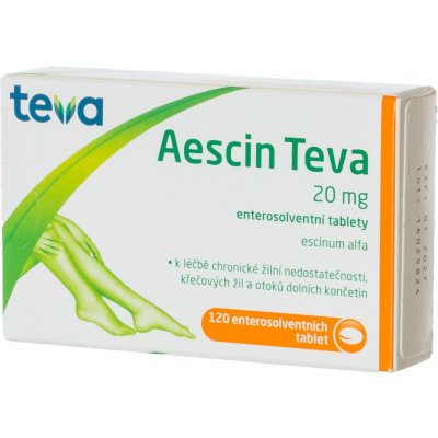 AESCIN TEVA 20MG TBL ENT 120 – Sleviste.cz