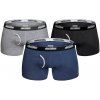 Boxerky, trenky, slipy, tanga aussieBum bambusové boxerky ESSENTIAL BAMBOO Marle 3 pack barevný mix