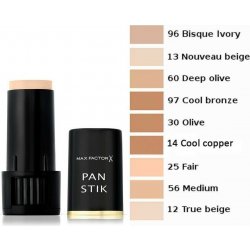 Max Factor Panstick Rich Creamy Foundation 25 Fair 9 g
