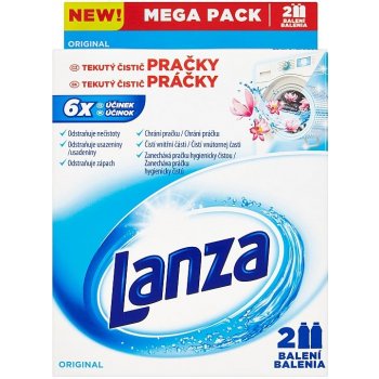 Lanza Original tekutý čistič pračky 2 x 250 ml