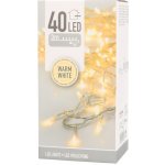 Mat Osvětlení vánoční 3m 40LED teplá BÍ TRA drát – Hledejceny.cz