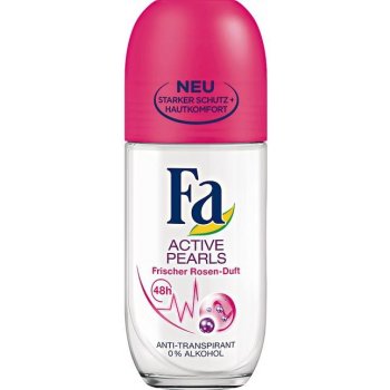 Fa Active Pearls Rose Fresh roll-on deodorant 50 ml