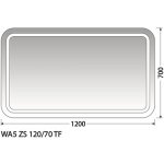 Intedoor Wave 120 x 70 cm WA5 ZS 120/70 TF – Zbozi.Blesk.cz