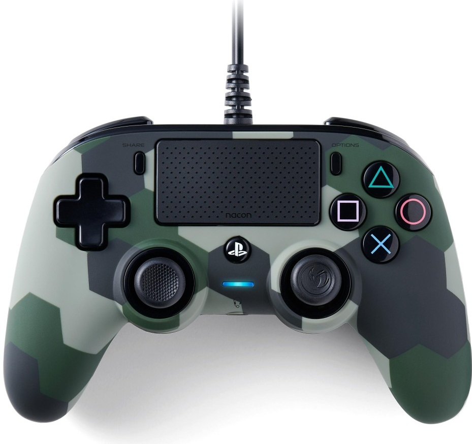 Nacon Wired Compact Controller PS4 PS4OFCPADCAMOGREEN