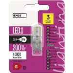 Emos LED žárovka Classic JC 2,5W G9 Neutrální bílá – Hledejceny.cz