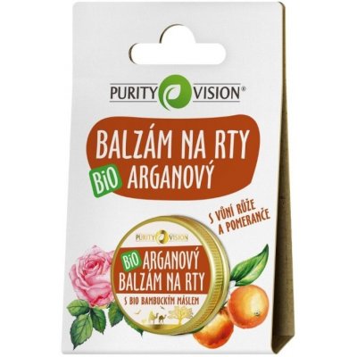 PURITY VISION Bio Arganový balzám na rty 12 ml