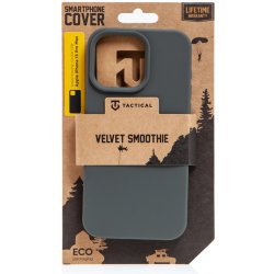 Pouzdro AppleMix TACTICAL Velvet Smoothie Apple iPhone 15 Pro Max - příjemné na dotek - silikonové - avokádově zelené