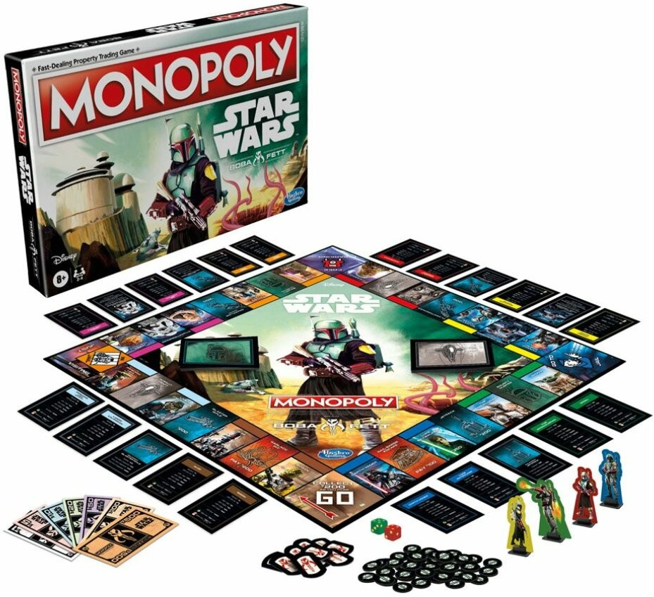 Hasbro Star Wars Monopoly Boba Fett Edition EN