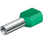 DD 16-25 zelená Dutinka dvojitá,průřez 2x16mm2/délka 25mm,dle DIN46228,zelená – Sleviste.cz