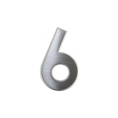 RICHTER CZECH Číslice a písmena Richter RN.75L.nerez číslo: 6 – Hledejceny.cz