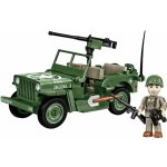 COBI 2296 World War II Americký ozbrojený terénní automobil Jeep Willys MB 1:35 – Zbozi.Blesk.cz