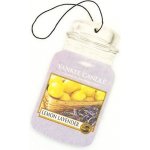 Yankee Candle Lemon Lavender papírová visačka | Zboží Auto