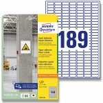 Avery Zweckform L7871-20 etikety s vysokou lepivostí 25,4 x 10 mm 3780 etiket bílé – Hledejceny.cz