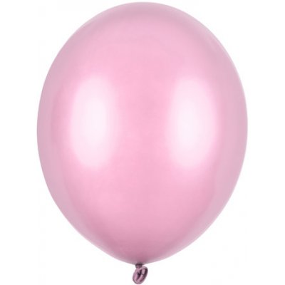 PartyDeco Balónek růžový metalický 27 cm – Zboží Mobilmania