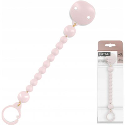Suavinex klip na dudlík Colour Essense růžová – Zboží Dáma