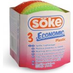 SÖKE Econimic Plastová drátěnka 3 ks – Zboží Dáma