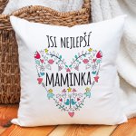 Ahome polštář Nejlepší maminka 37x37 – Sleviste.cz