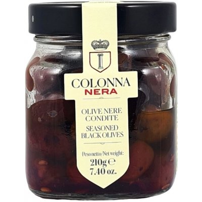 Marina Colonna Černé nakládané olivy Olives Nera di Colonna 210 g – Zbozi.Blesk.cz