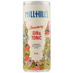 Millhill´s gin & tonic strawberry 6% 0,25 l (plech) – Sleviste.cz
