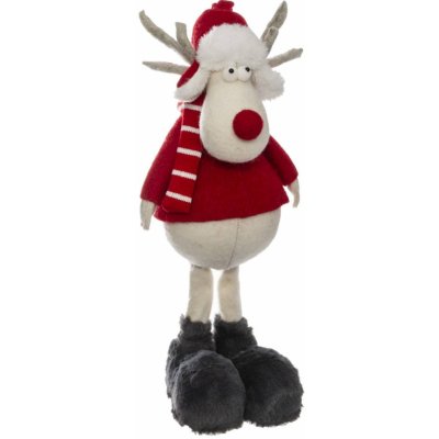 Fééric Lights and Christmas Vánoční plyšový sob velký 61 cm červená barva – Hledejceny.cz