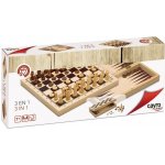 Šachy & Dáma & Vrhcáby 3 v 1 – Zboží Živě