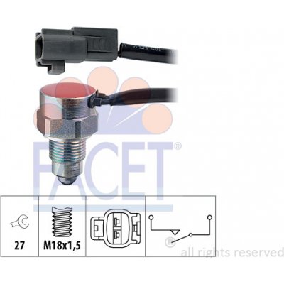 FACET Spínač, světlo zpátečky 7.6197 – Zboží Mobilmania