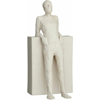 Dekorační soška THE HEDONIST 22 cm, bílá, kamenina, Kähler – Hledejceny.cz