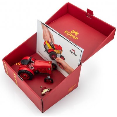 KOVAP Traktor 75 let červený – Zboží Dáma