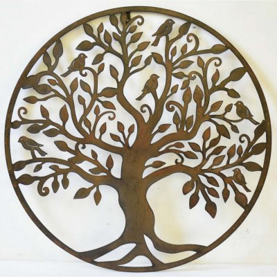 Autronic Strom života, kovová nástěnná dekorace. UM0843 – Zboží Mobilmania