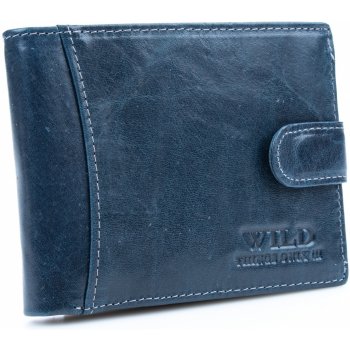 WILD Pánská kožená peněženka 5503 modrá